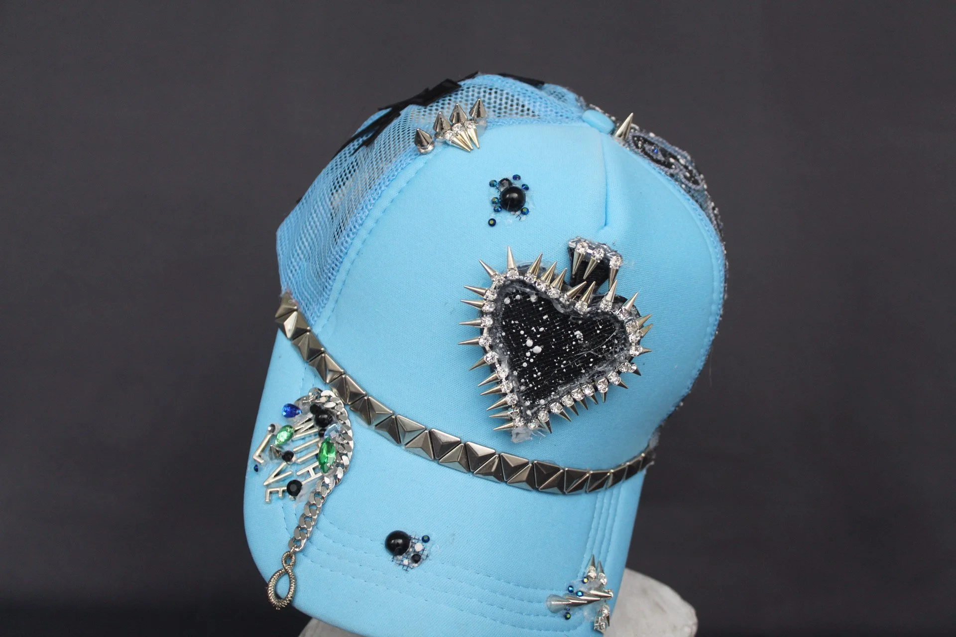 Blue Spades Hat