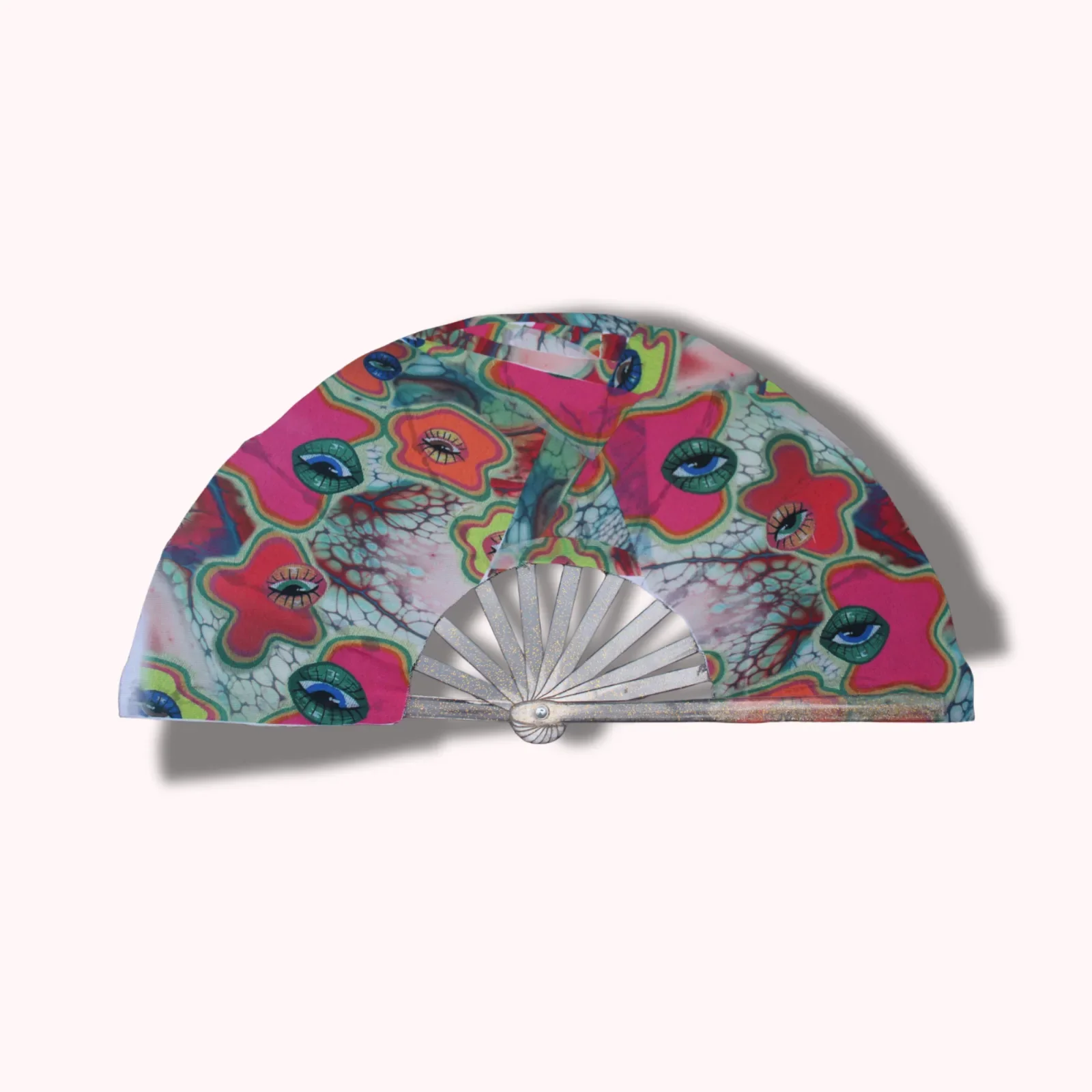 Hypnotic Bloom 10" Festival Hand Fan