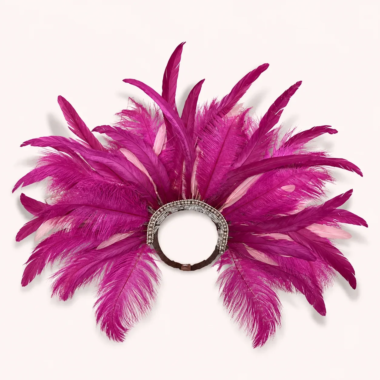 La Diva - 14" Feather Hand Fan