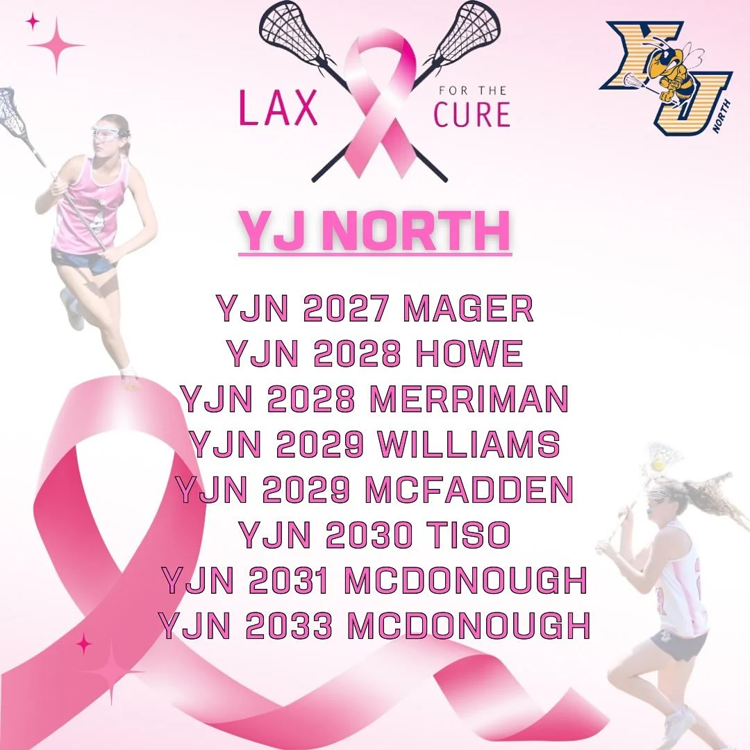 Good luck to our teams at Lax for the Cure this weekend! 🐝🎀