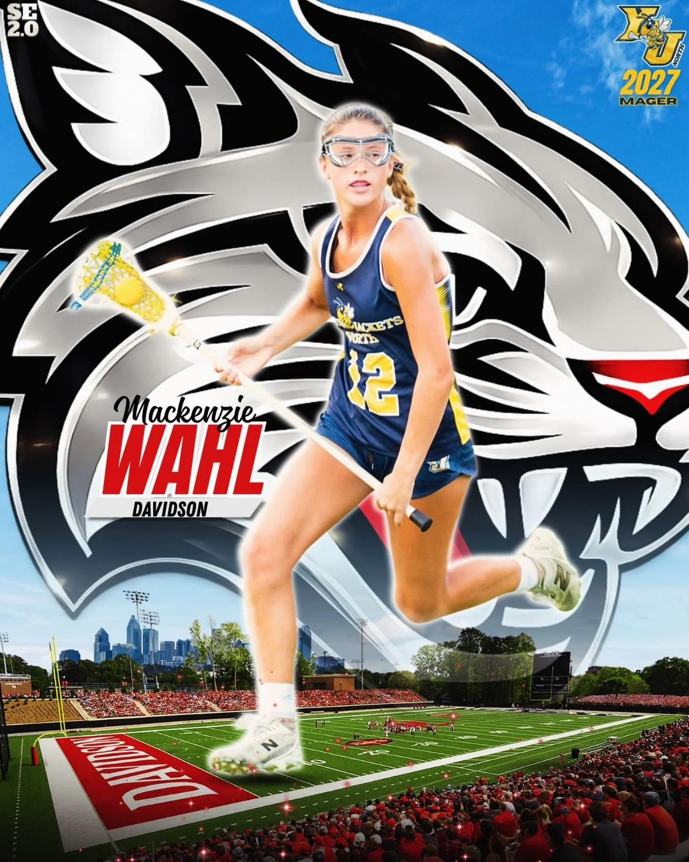 Congratulations to YJN 2027 midfielder, @mackenziewlax_2027 on her verbal commitment to play D1 lacrosse at @davidsonwlax !! 

Mackenzie&rsquo;s toughness and drive to dominate, make her a game-changer every time she steps on the field. Her growth, l