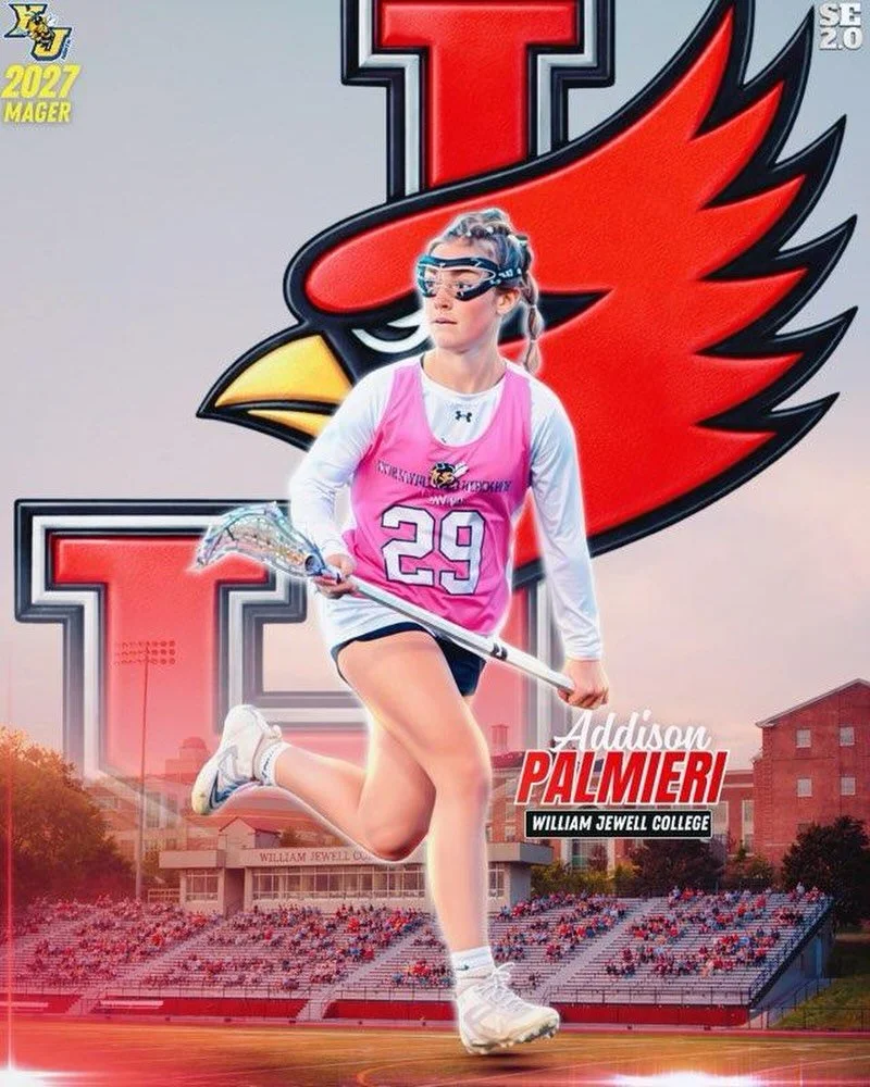 Congratulations to YJN 2027 defender, @addisonpalmieri on her verbal commitment to play D2 lacrosse at @jewellwlax !! 
.
.
@yjn2027aa Mager @backofthecage @ilwomen @elitelax @li_yellowjackets @sports_recruits @carmelhighgirlslax @sportsedits2.0__ @to