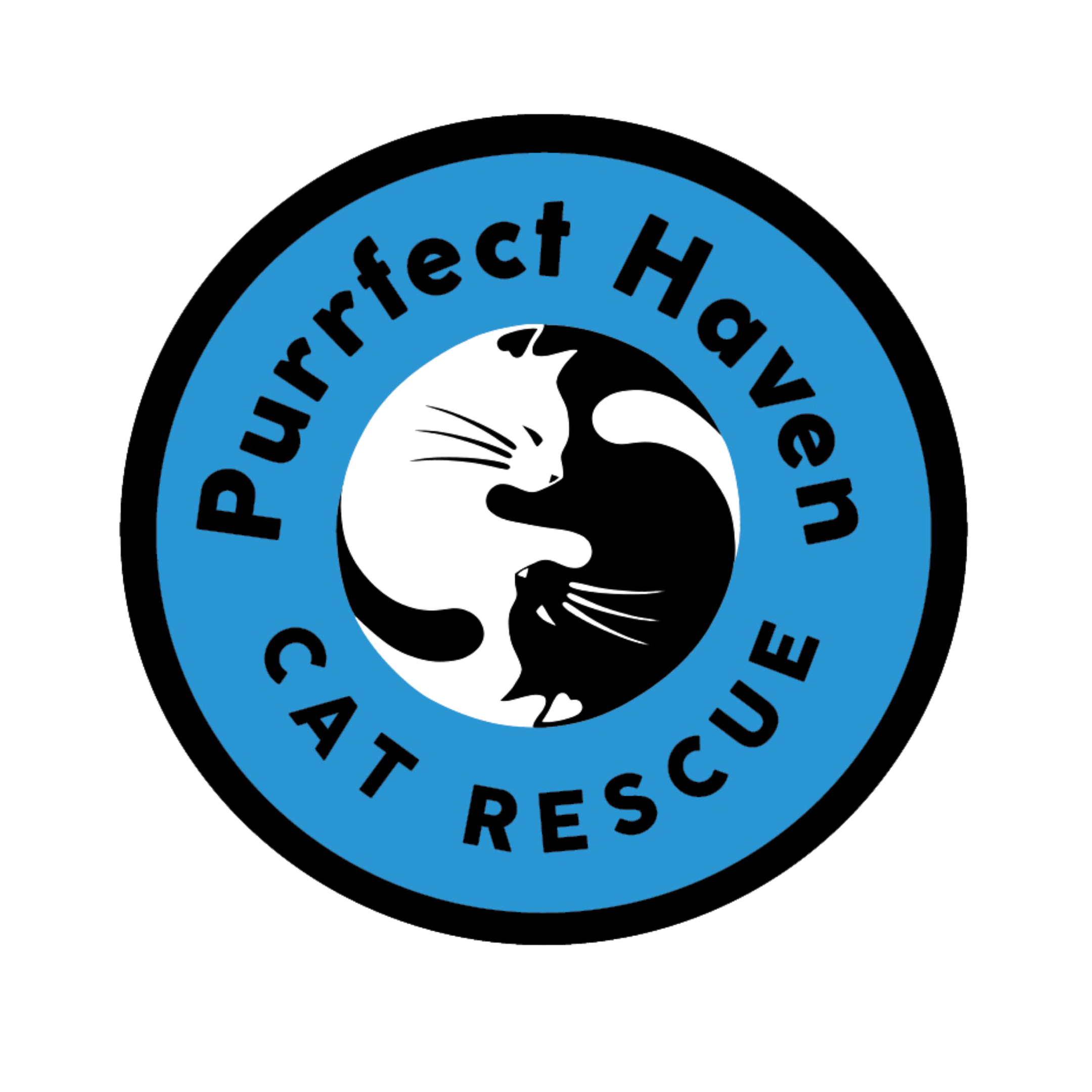 Purrfect Haven Cat Rescue Logo