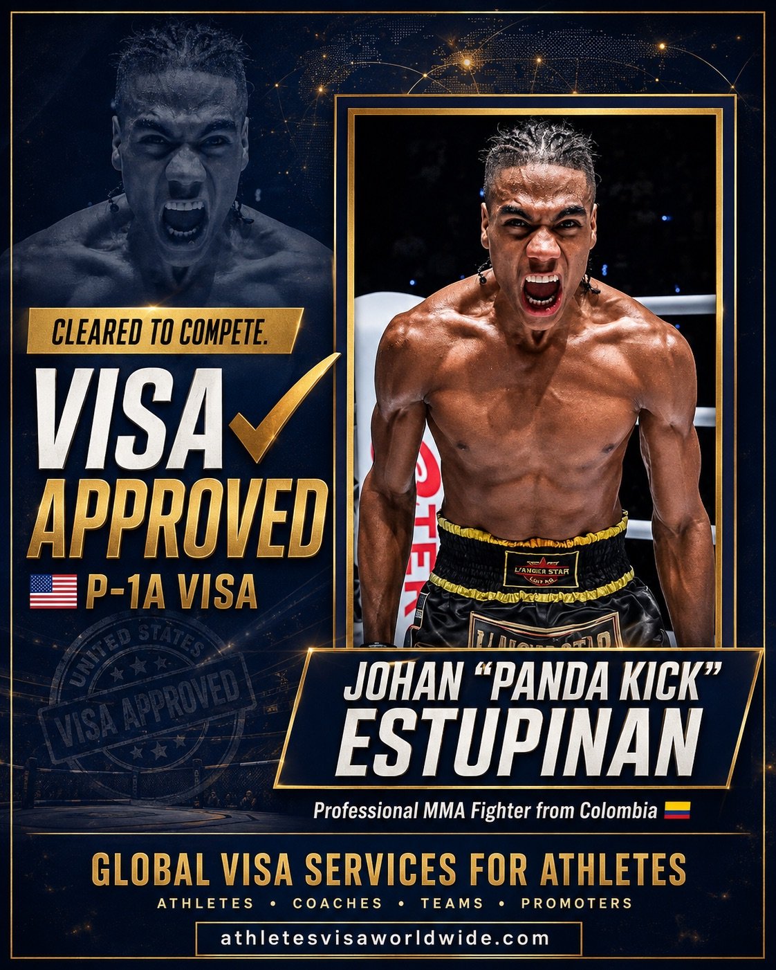 Johan Estupiñan: Colombia’s Rising Star Ready for ONE 168 in Denver