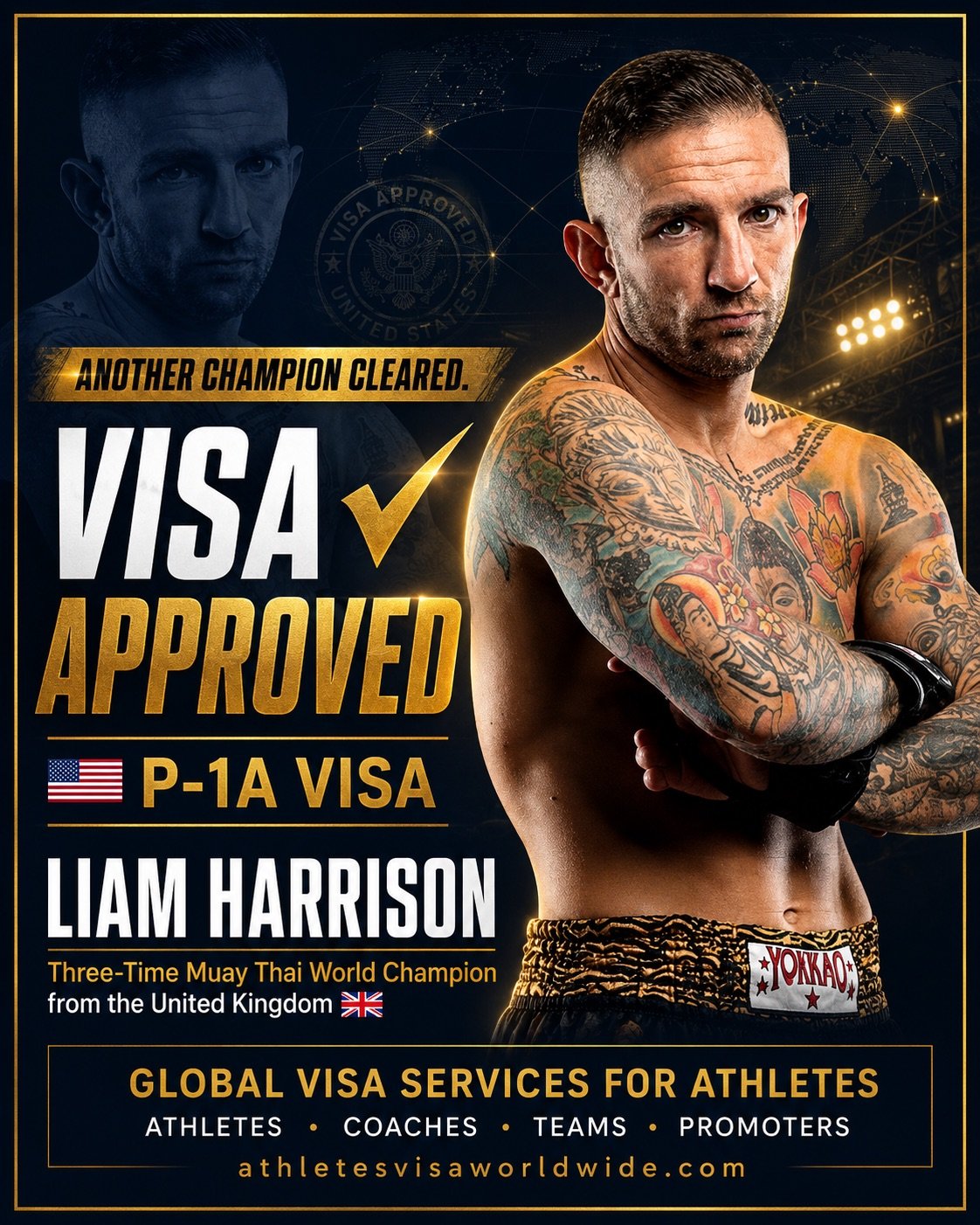 Liam Harrison Set for Epic Muay Thai Showdown at ONE 168: Denver