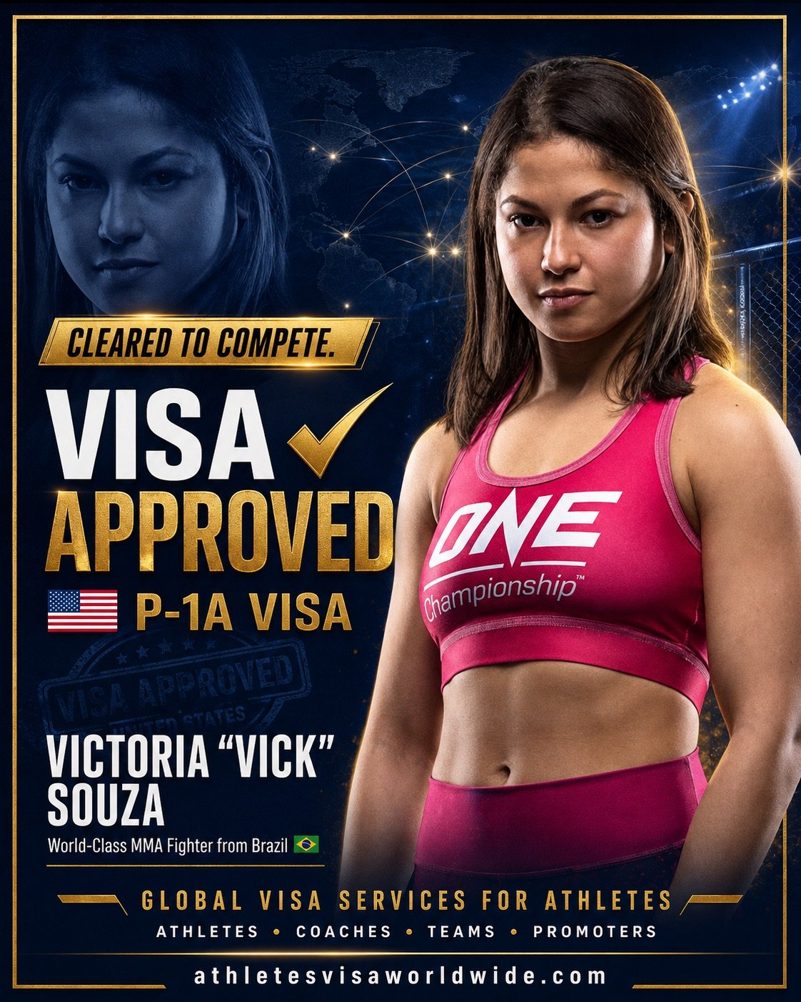 Victoria Liny Pereira de Souza: Rising MMA Star from Brazil Prepares for ONE 168 Denver