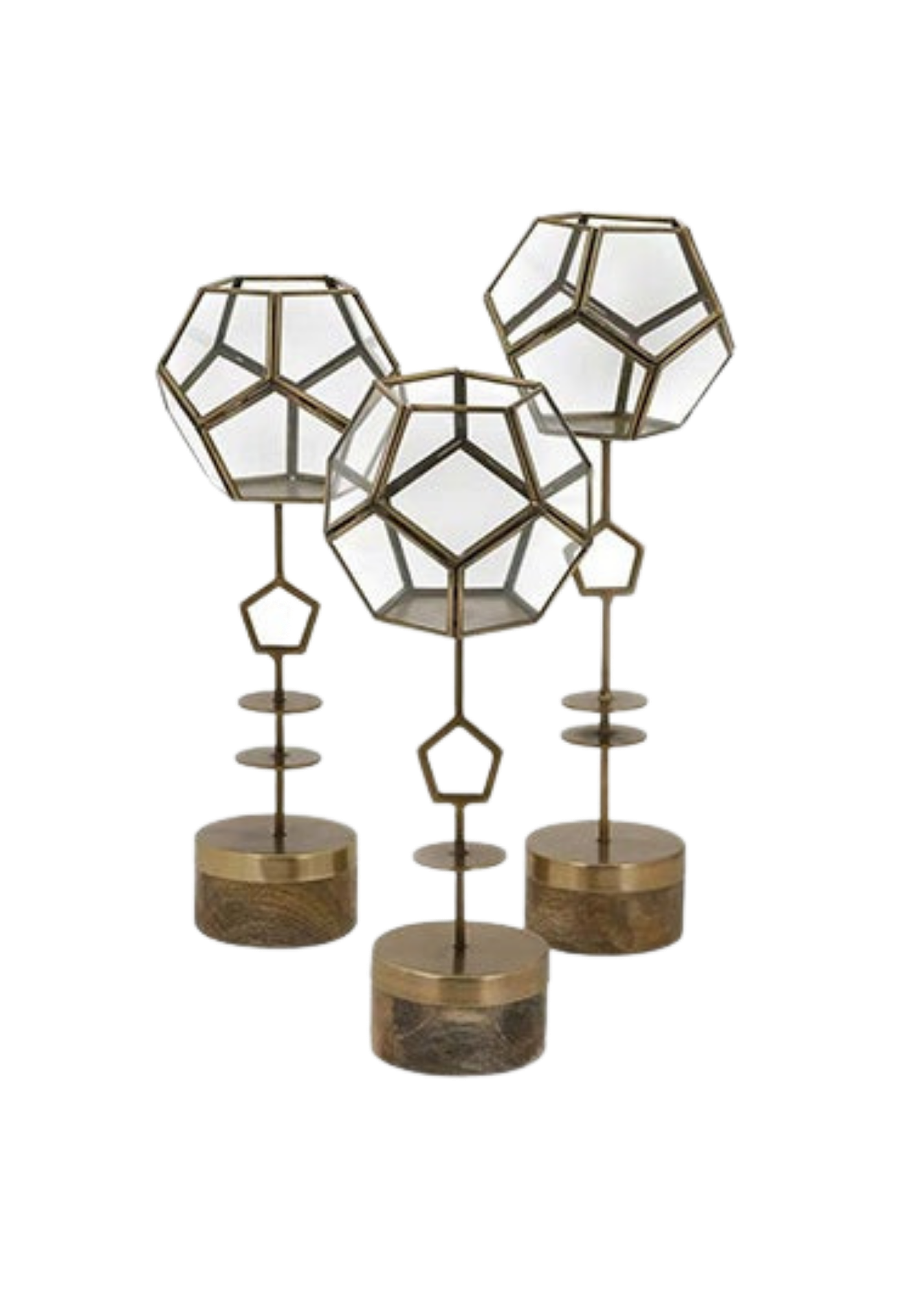 Glass Geo Lanterns