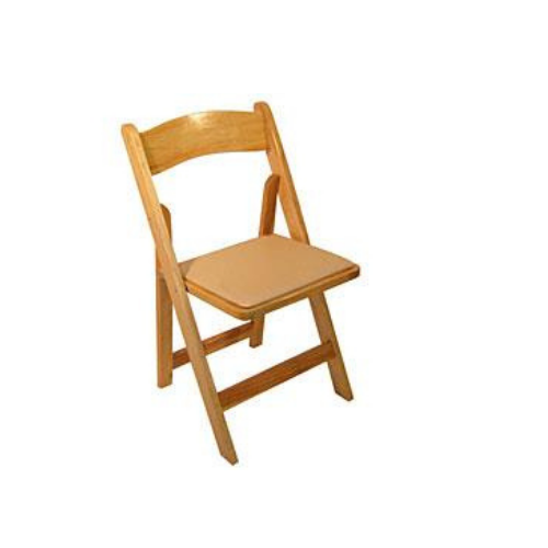 Dark Wooden Folding Chair