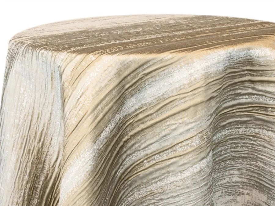Champagne Shibori Stripe