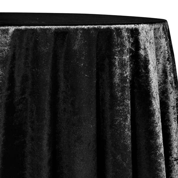 Black Crushed Velvet