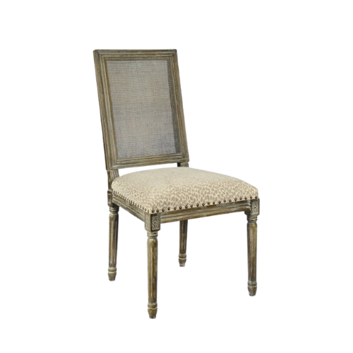 Maxwell Square Leopard Chair