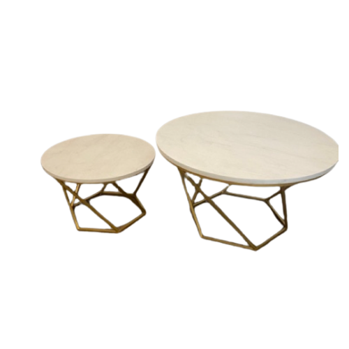 Marble and Gold Coffee Tables