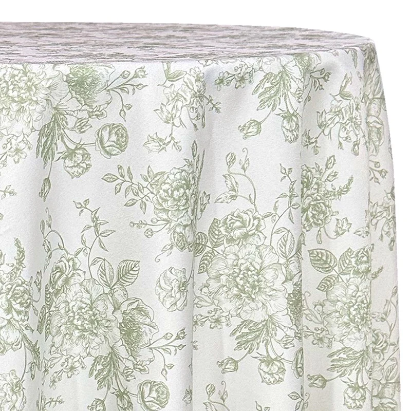 Sage Green French Toile