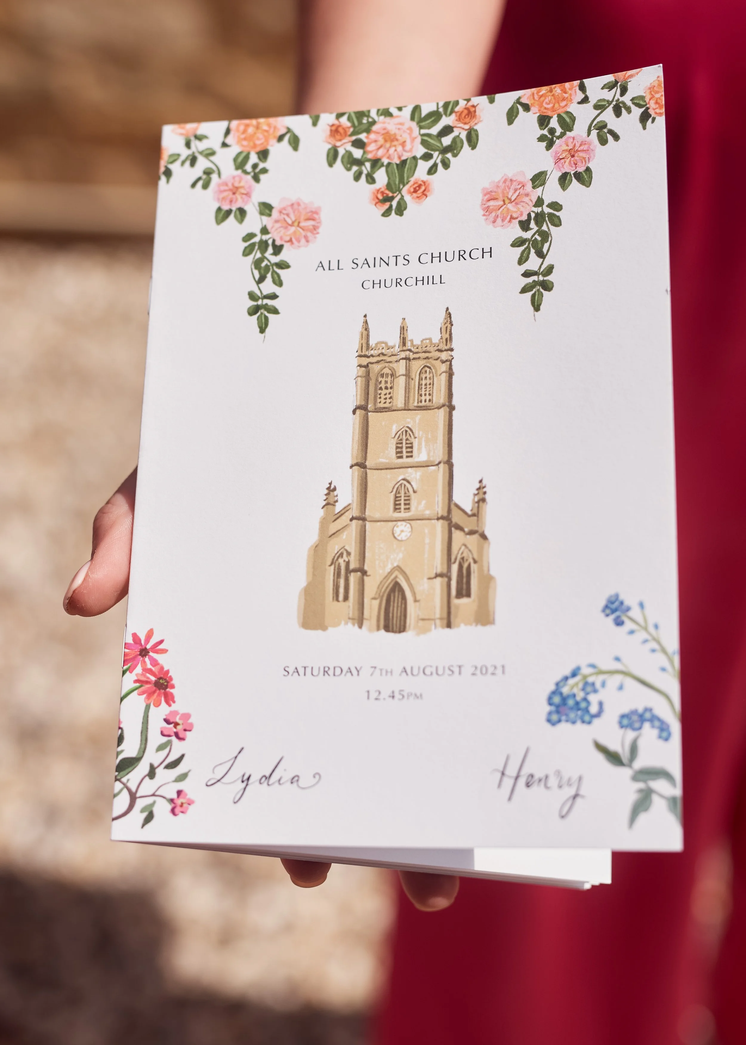 illustrated order of service