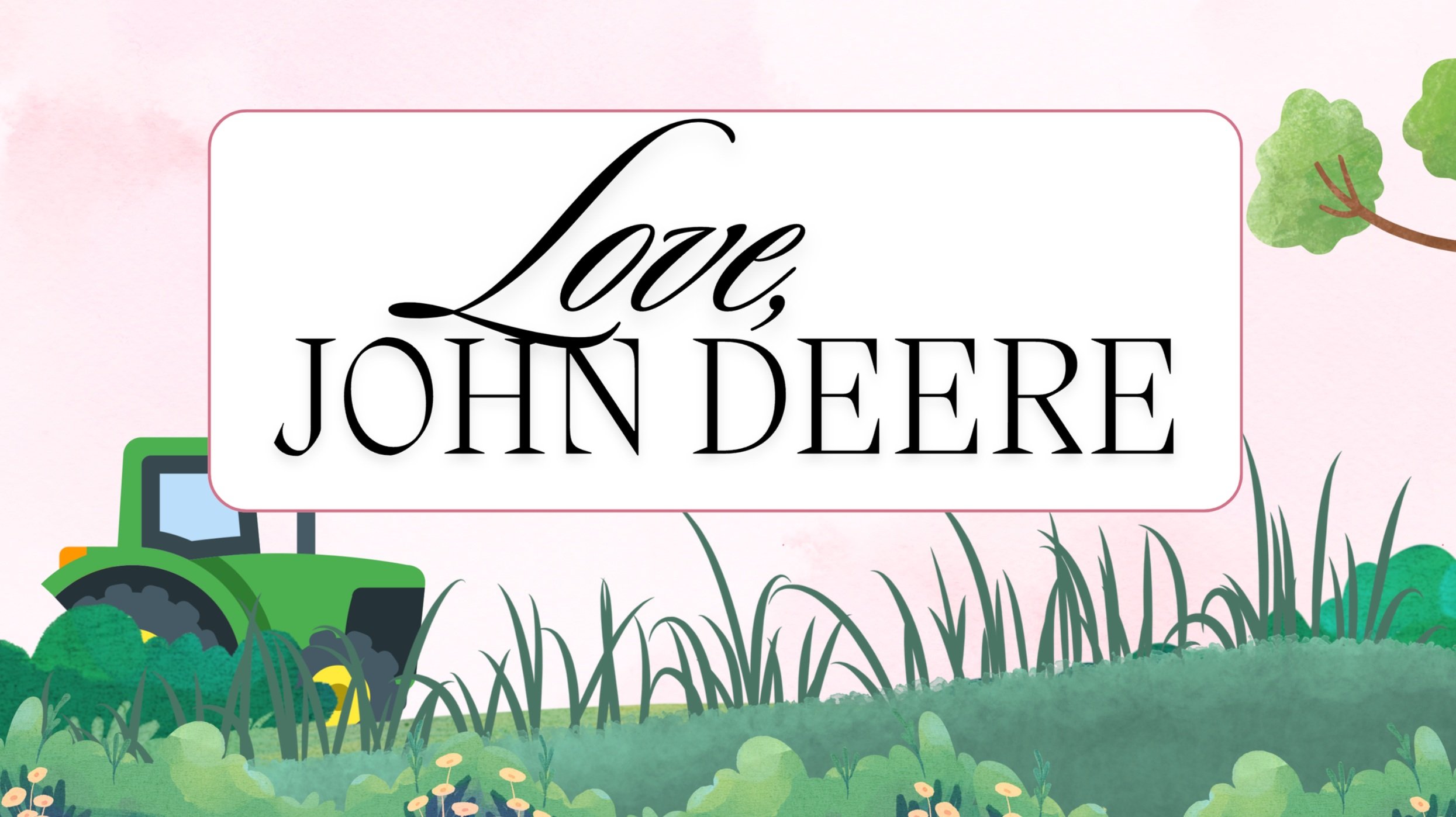 Our final group project in Advertising Creative was to create a campaign to increase John Deere's brand awareness within Gen Z. Our idea was for John Deere to collaborate with Hinge for a "Love, John" campaign. Click the photo to view our pitch deck.