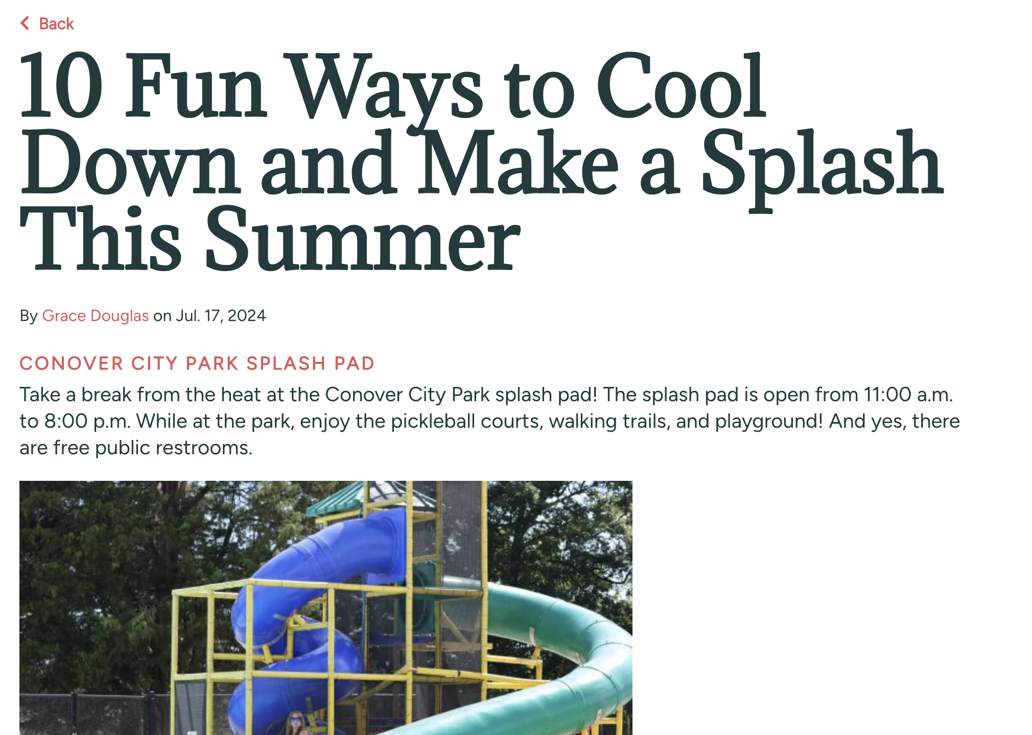 Local Water Activities Blog