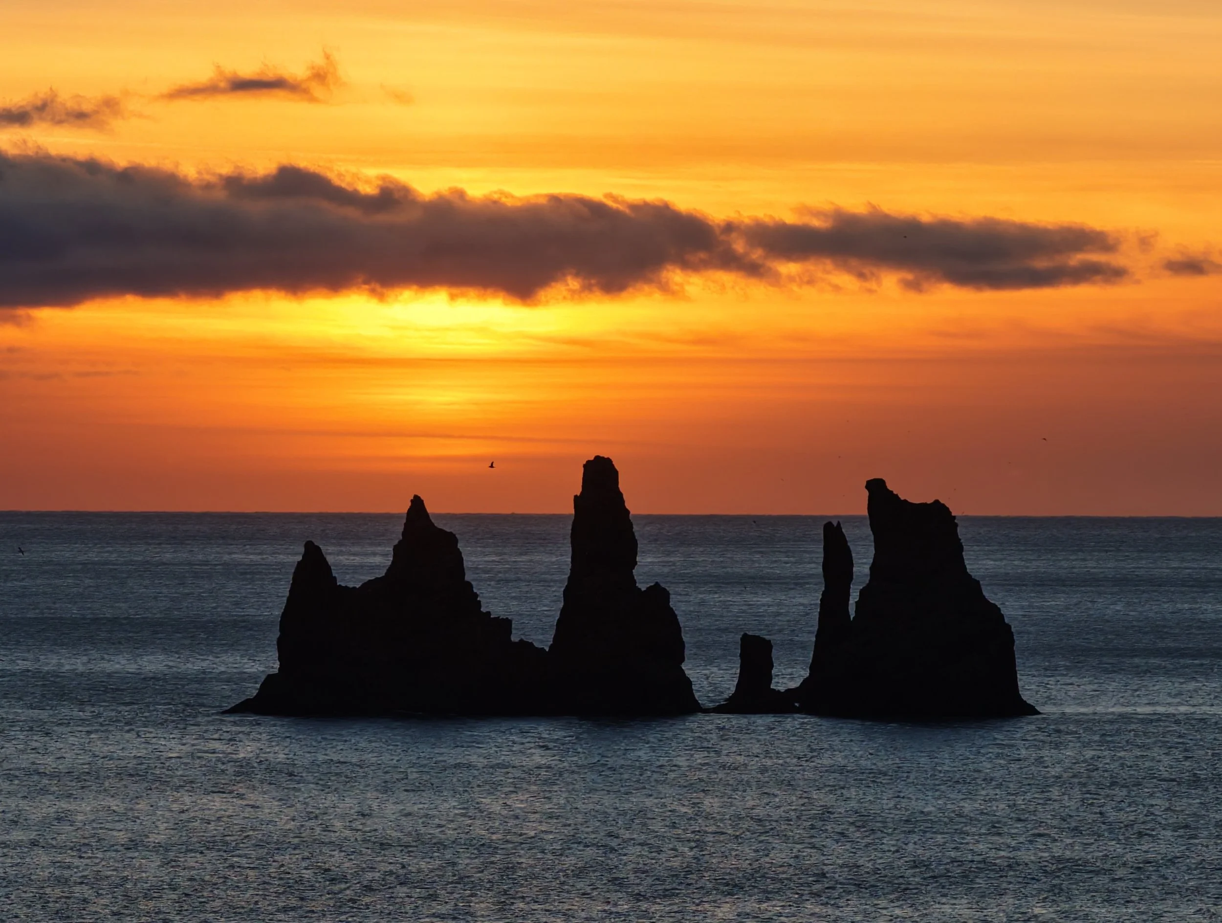 Sea Stacks at Sunset, Vik Iceland