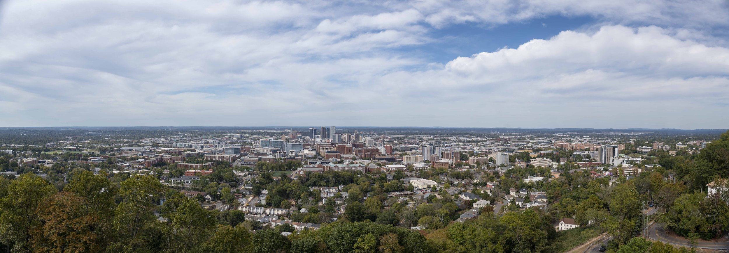 Birmingham, Alabama, USA from Vulcan Park Tower