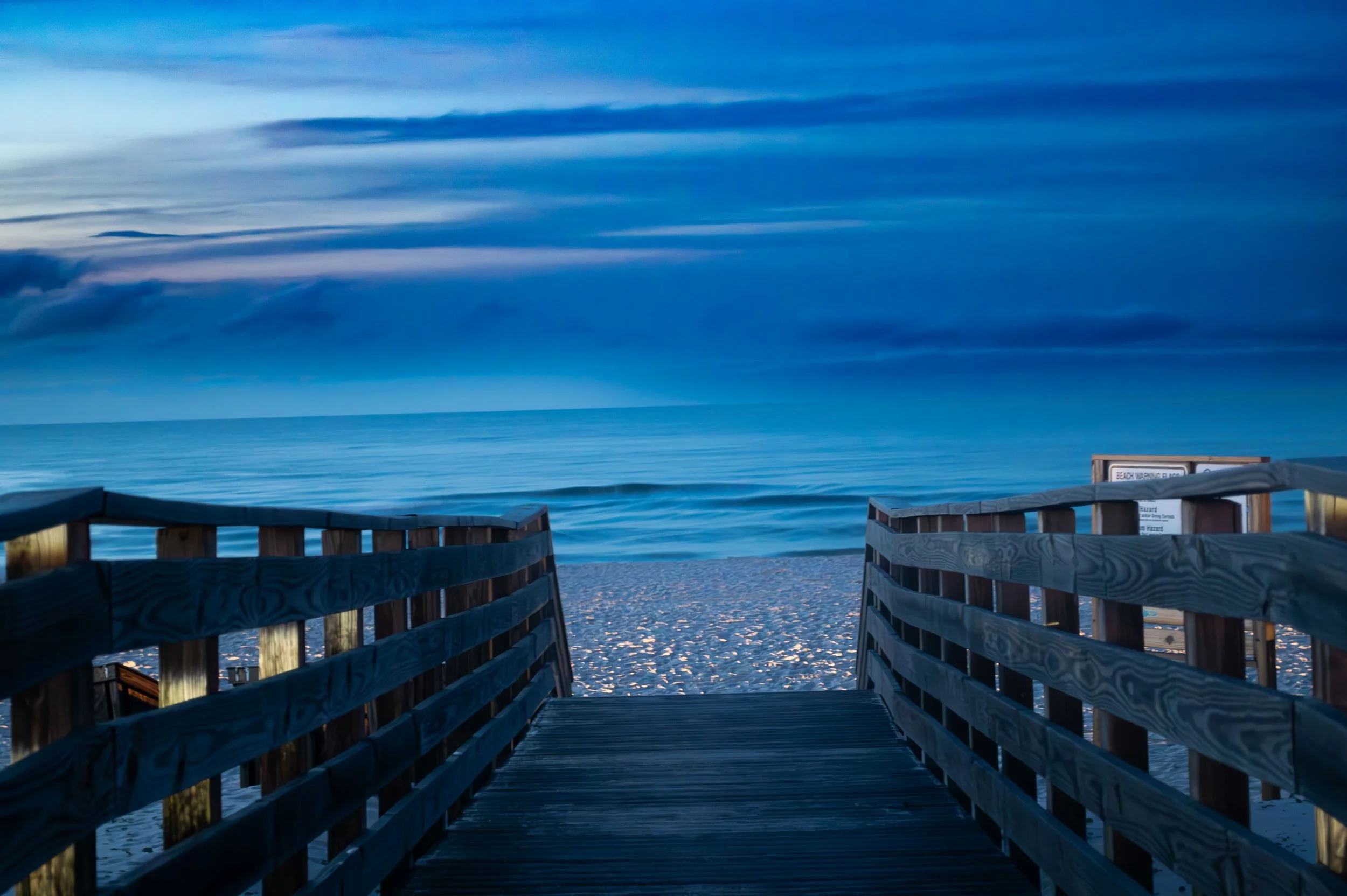 Orange Beach at dawn, Alabama, USA