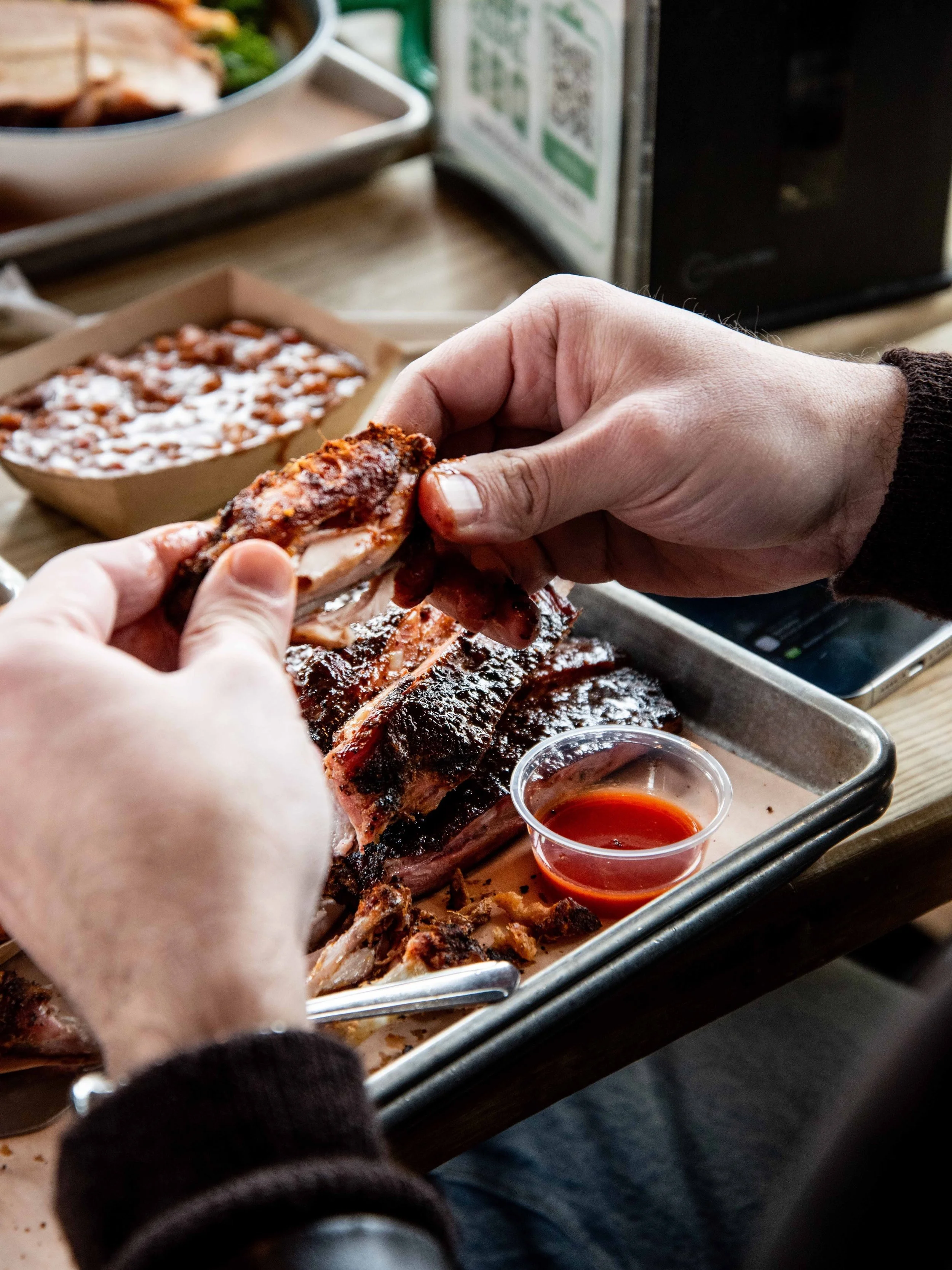 Ribs are back on the menu! #woodschapelbbq #bbqribs #atlbbq #atlantabbq #summerhillatl