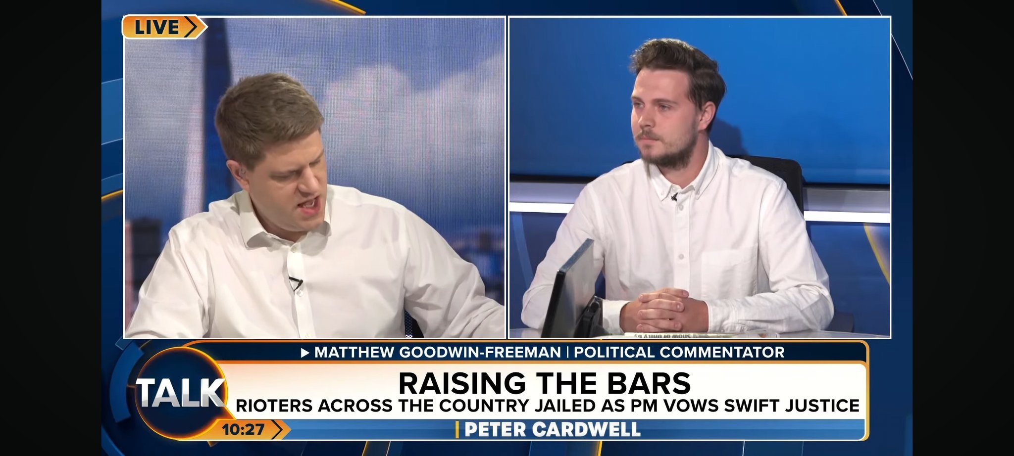 TV appearances: Matthew Goodwin Freeman