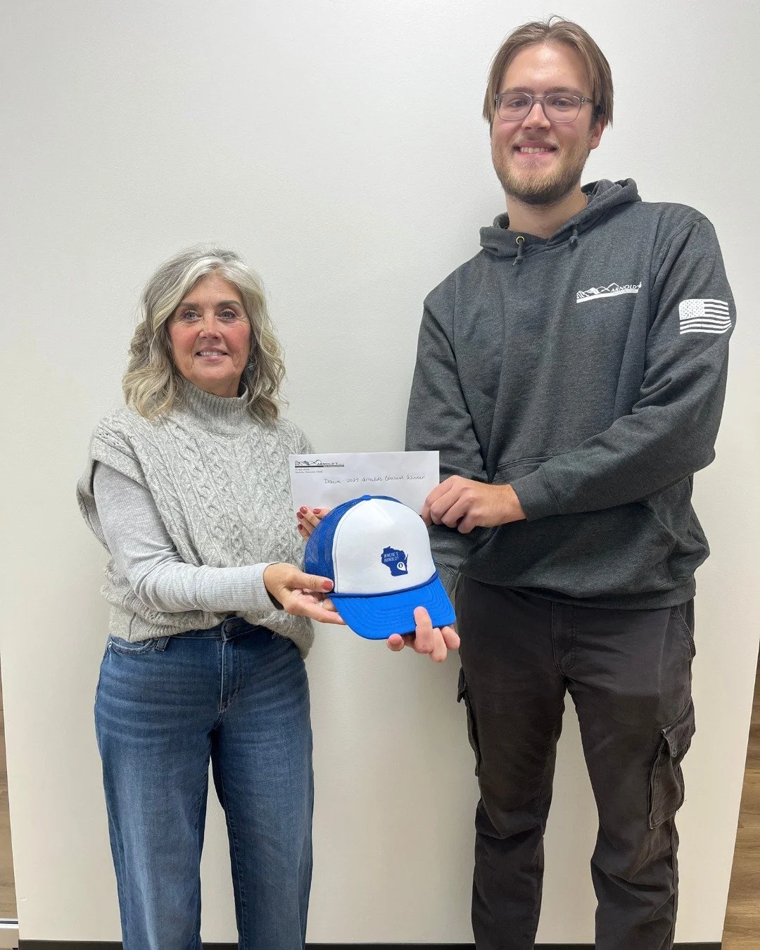 🎉 Our 2025 Where&rsquo;s Arnold contest winners, Dawn and Emily, stopped by today to pick up their prize money! Congrats to both of you, and thanks to everyone who joined in the fun this year! 👏 #WheresArnold #Congrats