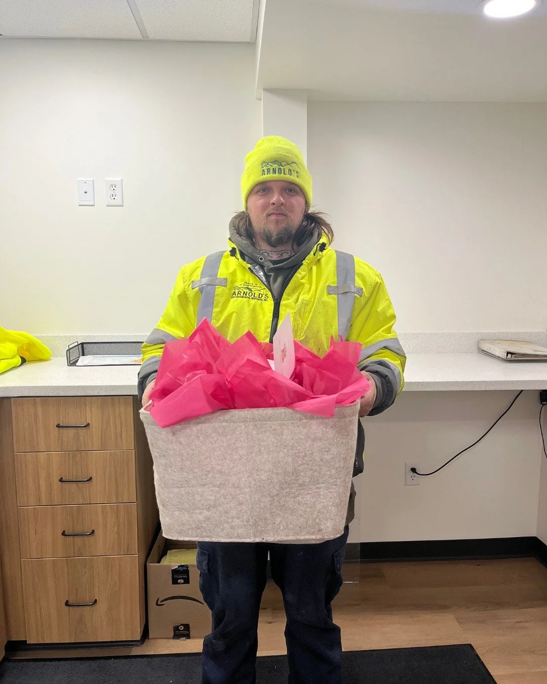 Celebrating one of our own! Congrats to Greg on his new baby girl. Our team came together to help support him with some essentials for the little one. We're so happy for you and your family! 💙 

#TeamArnolds #Supporteachother #wheresarnold #Wisconsi