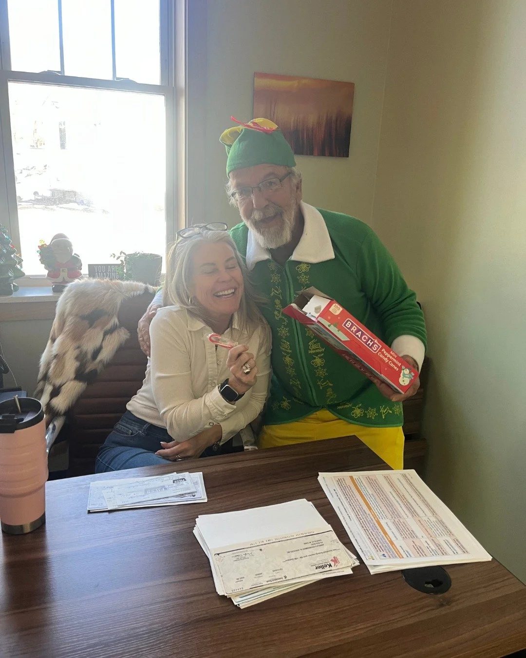 Merry Christmas from all of us at Arnold's Services! 

🎅✨Mark on the Shelf has been spreading Christmas cheer, handing out candy canes one at a time! 🍬🎄 (And look who showed up in the last picture making a grumpy face, even the Grinch had to make 