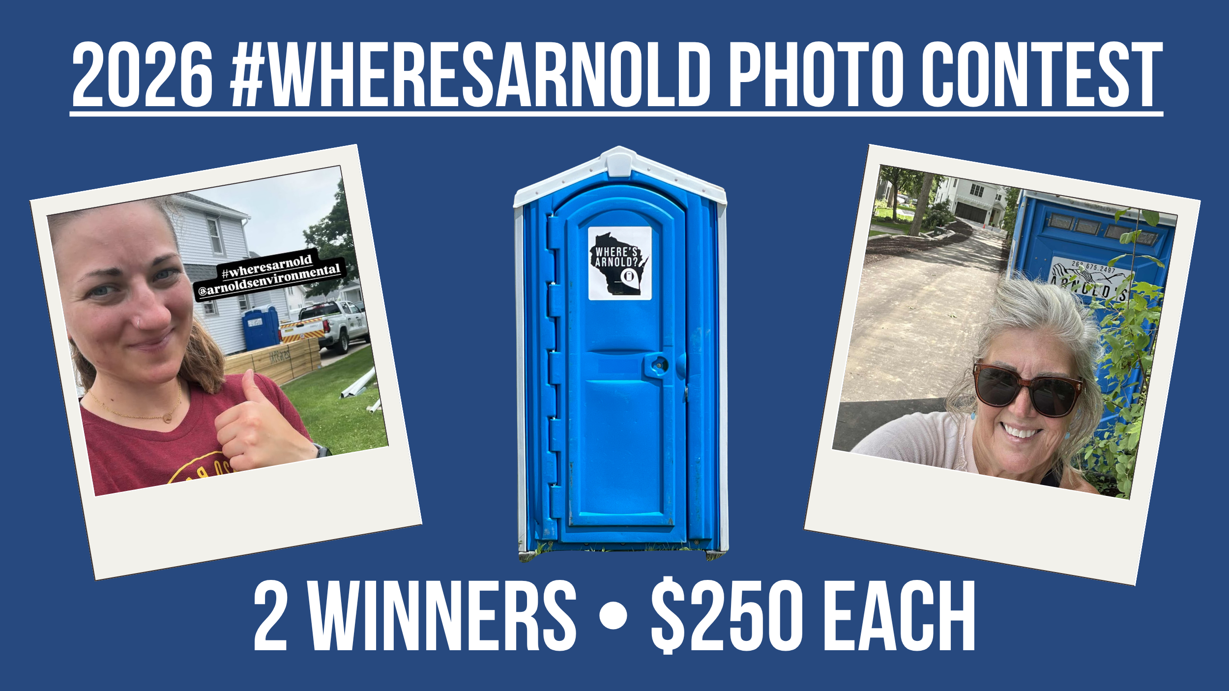 2 Winners. $250 Each. How to Enter the 2026 #WheresArnold Photo Contest