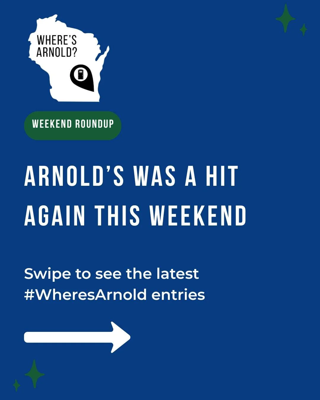 Arnold's was spotted all over Wisconsin this weekend! 👀

From the Wisconsin State Fair to the baseball stadium tailgate, our units were found out in the wild and we love seeing the submissions come in. Every photo you submit is one entry into our ra