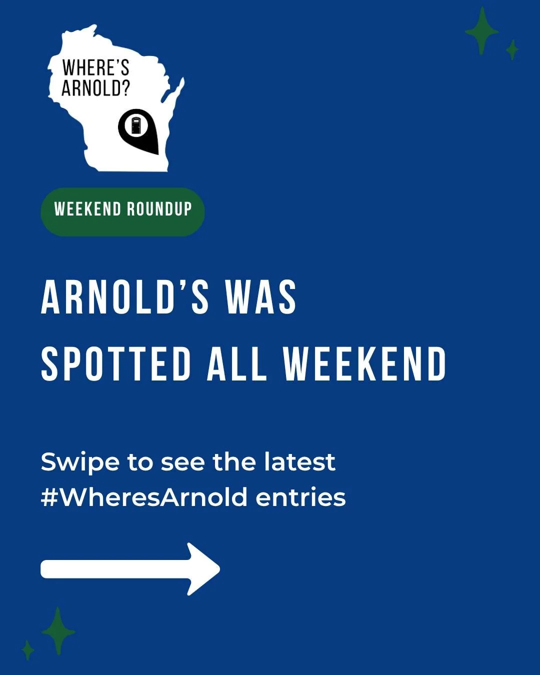 Another weekend, another round of #WheresArnold sightings! 👀📸

Swipe through to see some of the latest entries we received over the weekend.

One of this week&rsquo;s photos also comes from Gabby, who submitted an entry for our separate employee co