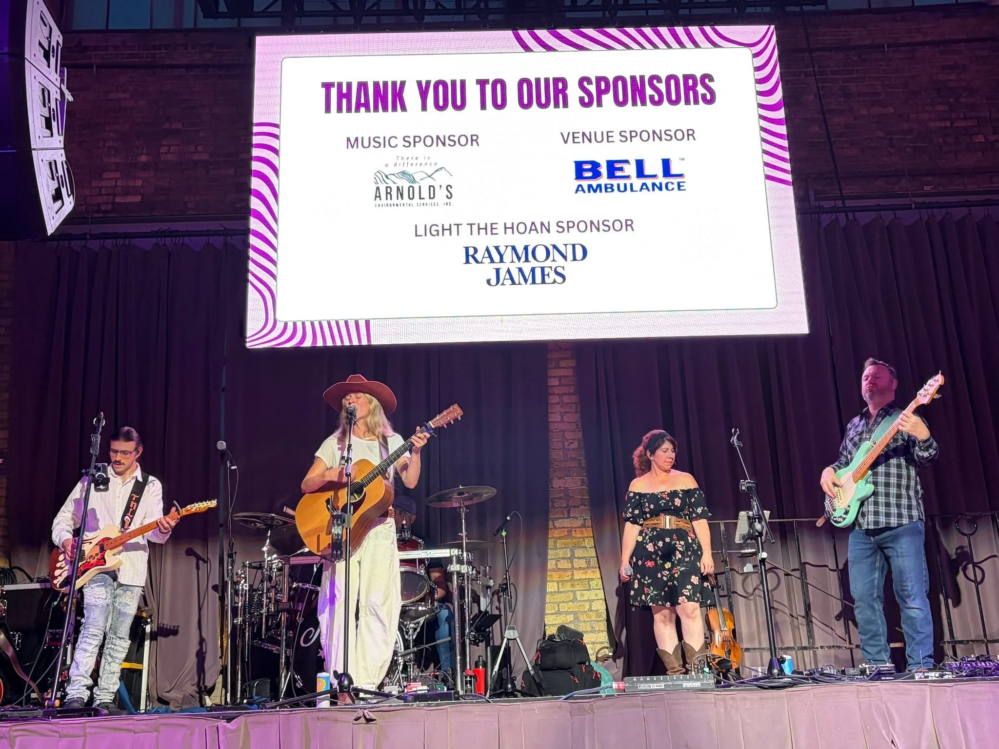 Last Thursday, members of Team Arnold&rsquo;s attended Illuminating Peace, an evening hosted by @sojournermke to raise awareness around domestic violence and support survivors in our community.

We were proud to sponsor the evening&rsquo;s musical en