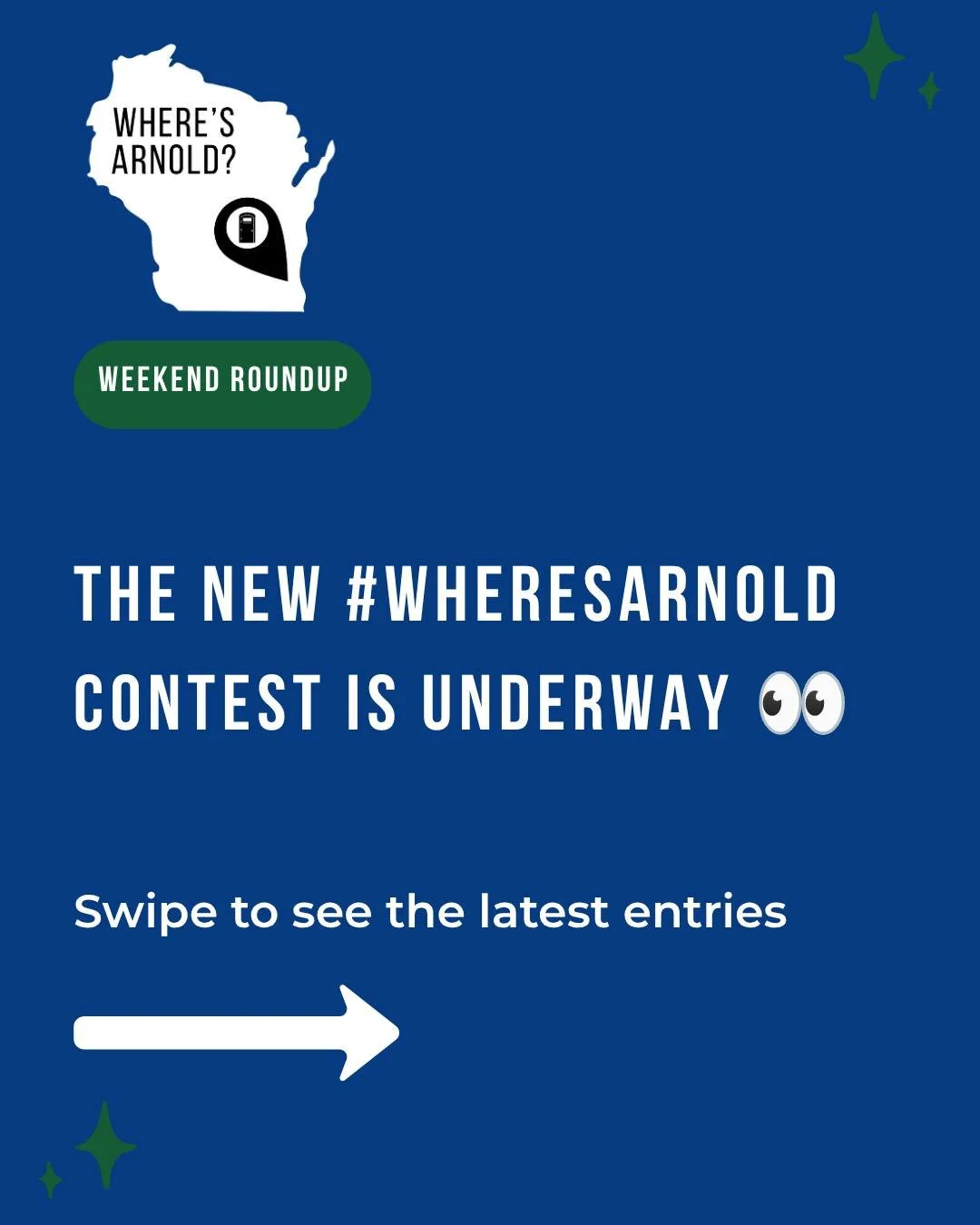 #WheresArnold is officially BACK and the new contest is already off to a great start! 👀📸

We received 3 new entries over the weekend, and we&rsquo;re just getting started.

Think you can spot Arnold&rsquo;s out in the wild? Snap a photo and enter f