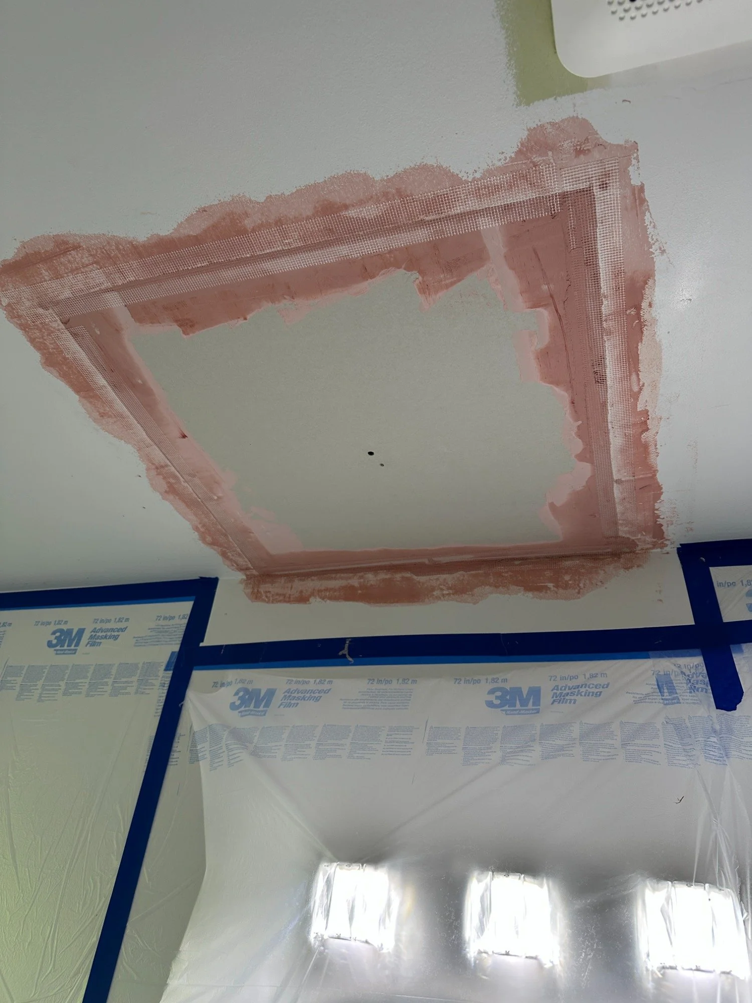 Bathroom Ceiling Repair Mudding