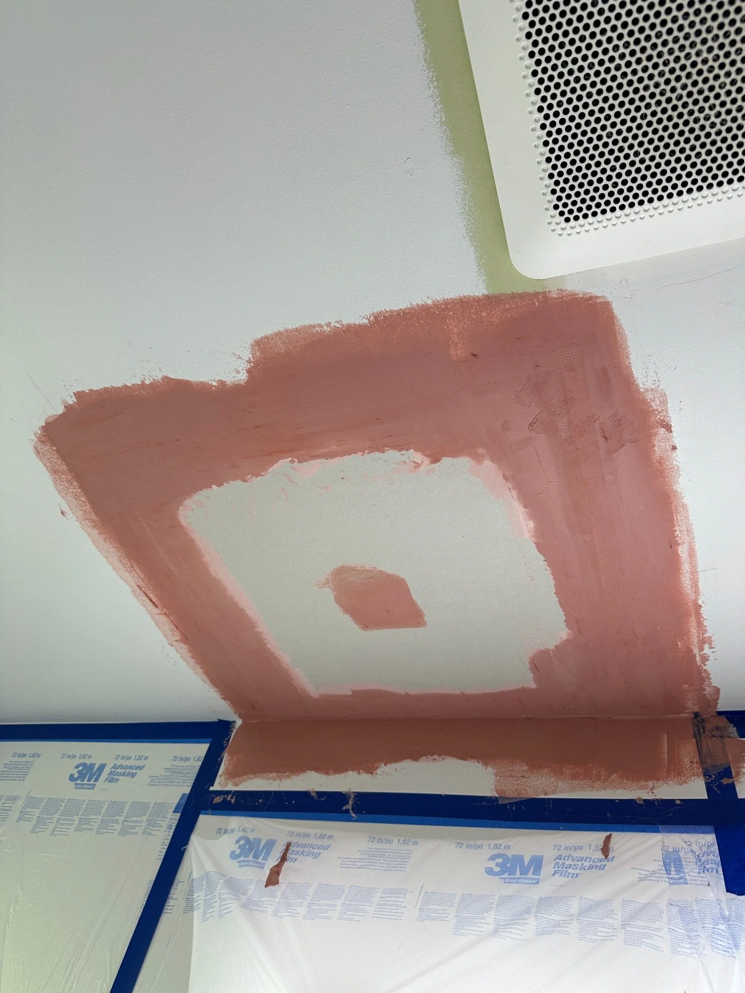 Bathroom Ceiling Repair 2nd Coat Mudding