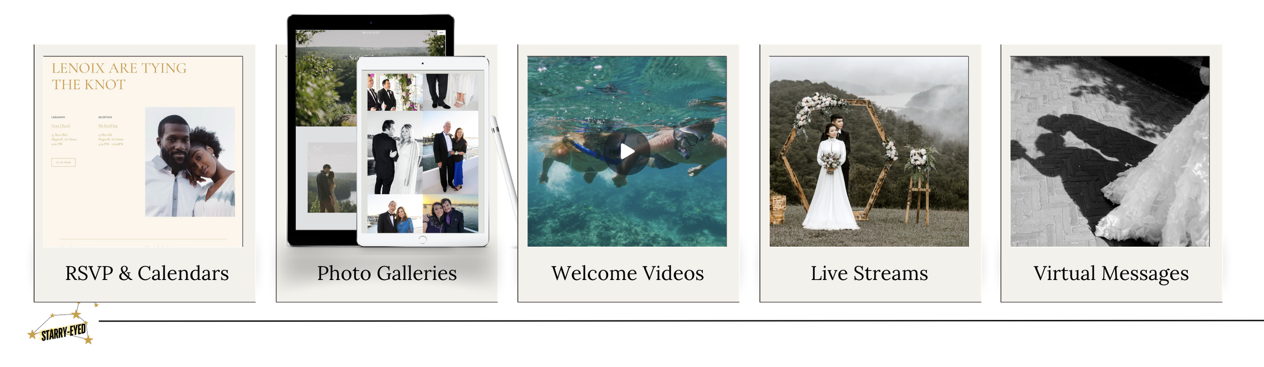 Starry-Eyed Packages Features Includes