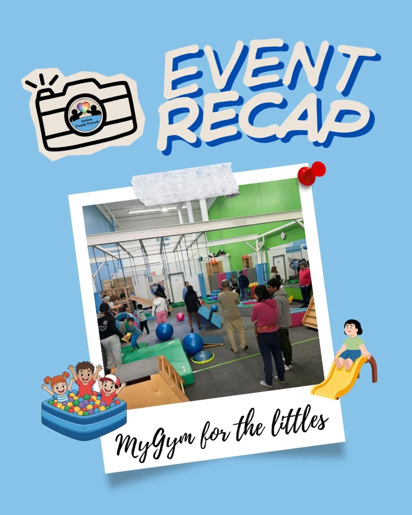 Our little movers had the BEST morning at our AFF x MyGym 5 &amp; Under event! 💙✨

The room was full of energy, confidence, and big smiles

The MyGym team created such a fun, supportive, and sensory‑friendly space for our youngest AFF kiddos to expl