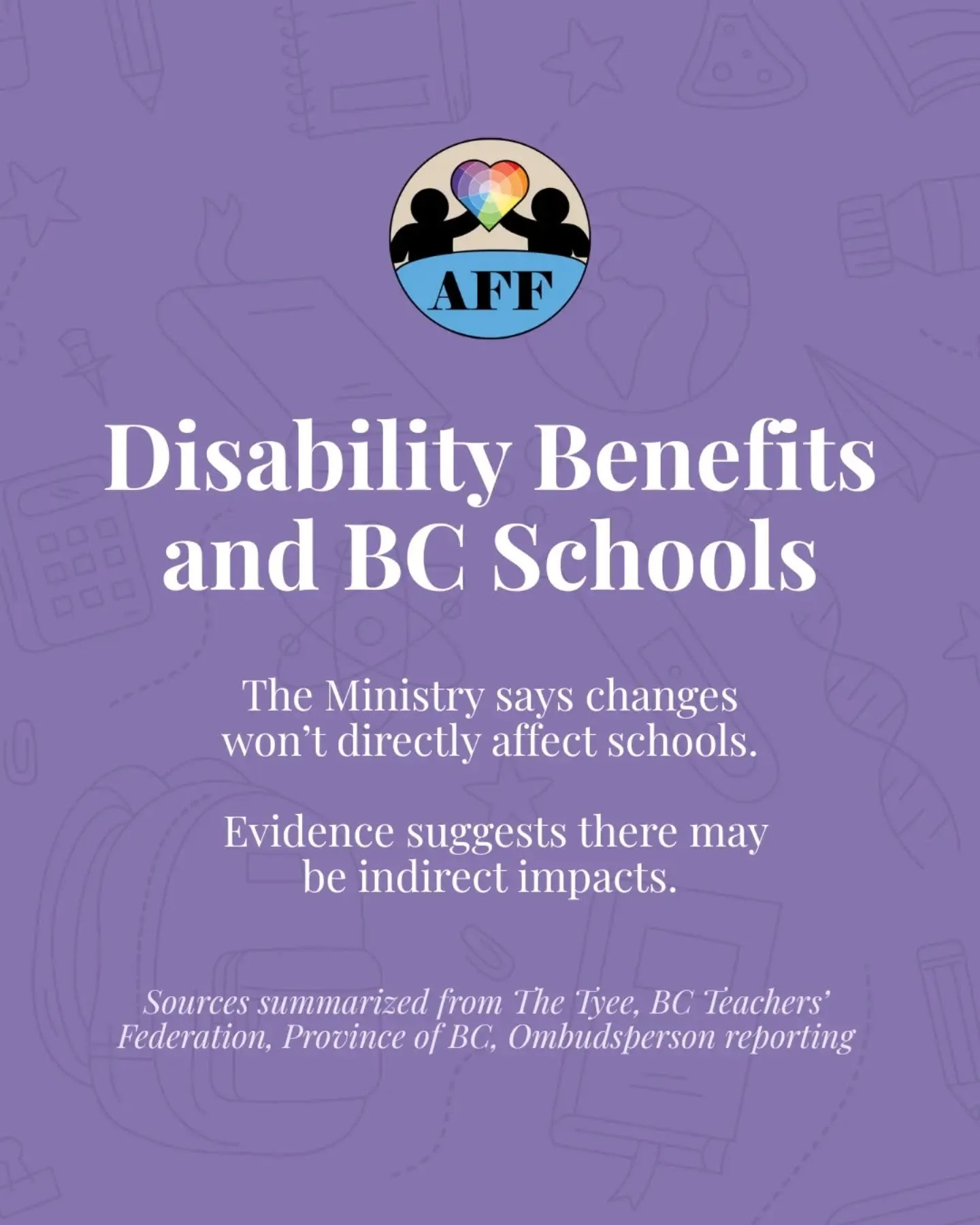 Changes to disability funding don&rsquo;t just impact families &mdash; they directly affect what happens in classrooms.

BC schools are already under-resourced, with thousands of students not receiving the supports they need. Many only access help th