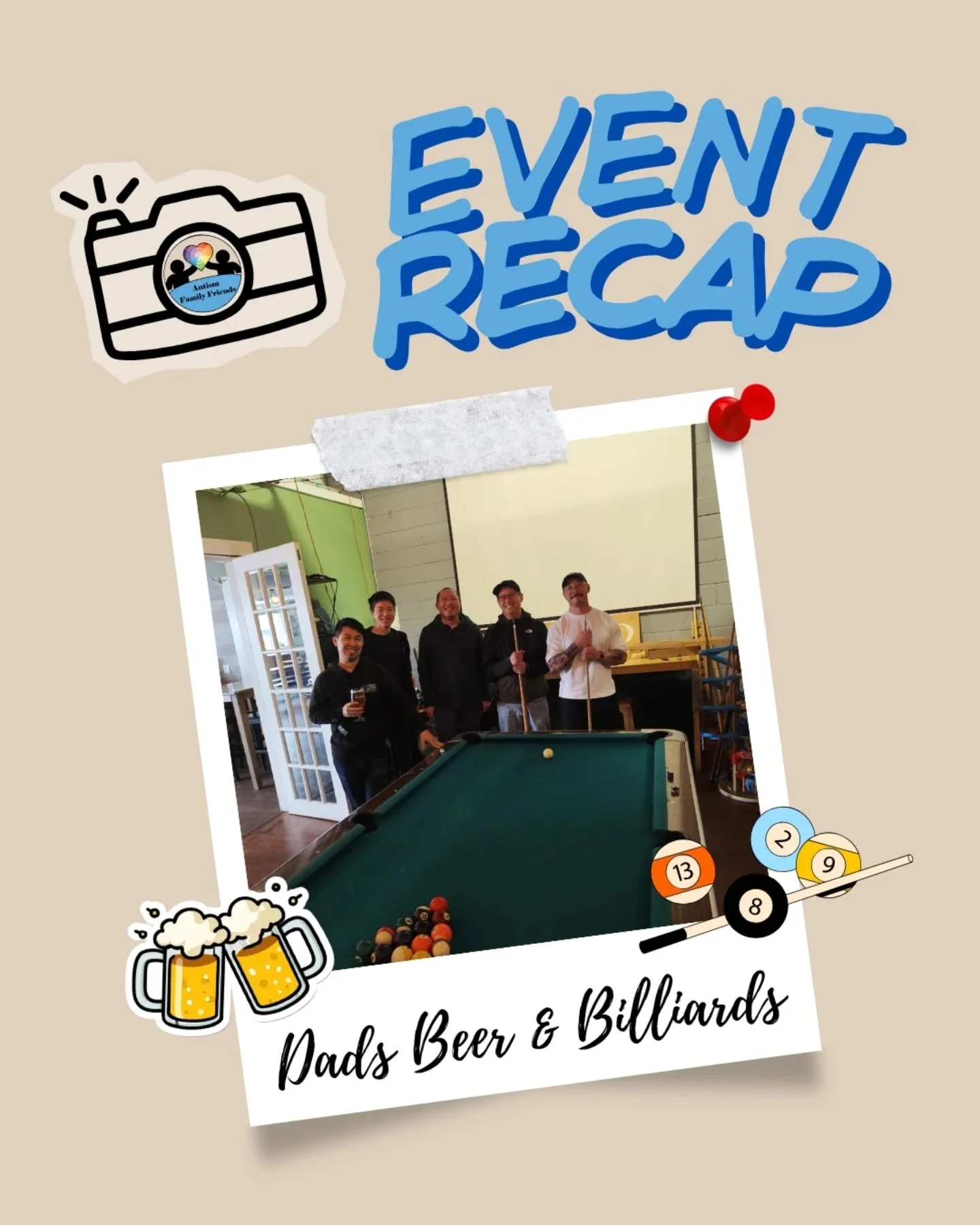 Last Sunday, AFF dads enjoyed beers and great conversations while playing billiards.  The group had a chance to relax and connect in Dogwood Brewery's private event room. 

Stay tuned for the next dads only event in June to celebrate Father's Day!
