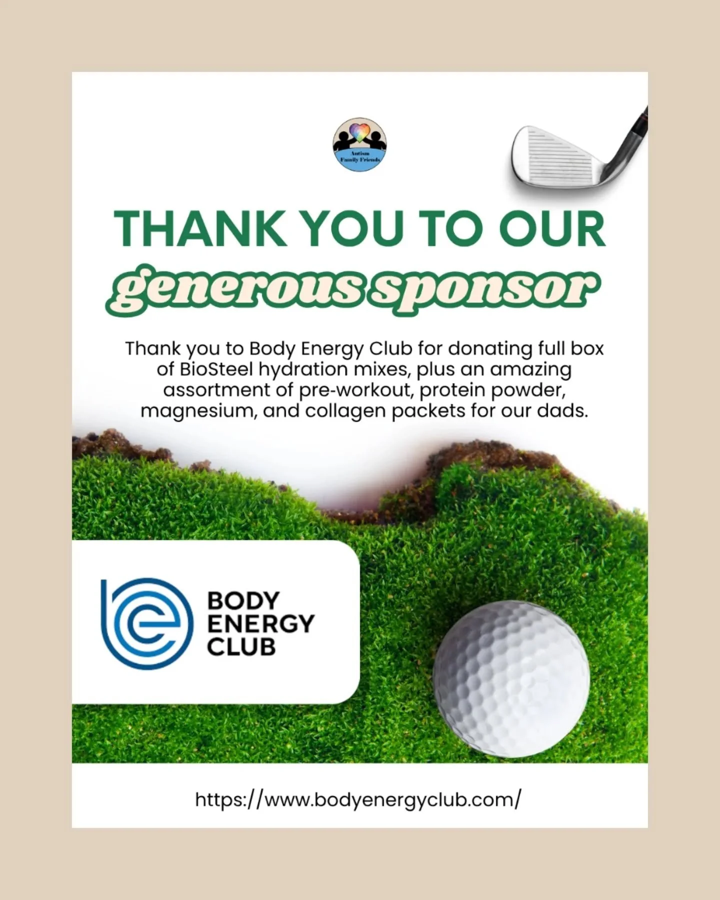 A huge thank‑you to @bodyenergyclub for their generous contribution to our upcoming AFF Father&rsquo;s Day event! 💙

Body Energy Club is a Vancouver‑based wellness brand known for high‑quality supplements, nutritious grab‑and‑go options, and support