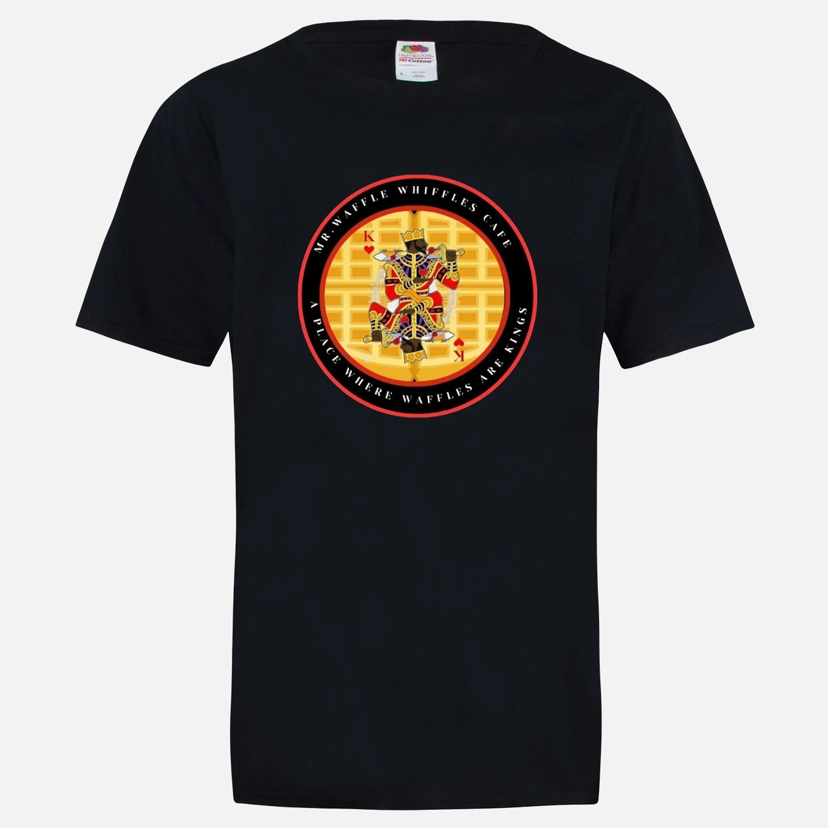 Mr. Waffle Whiffles Cafe T-Shirt
