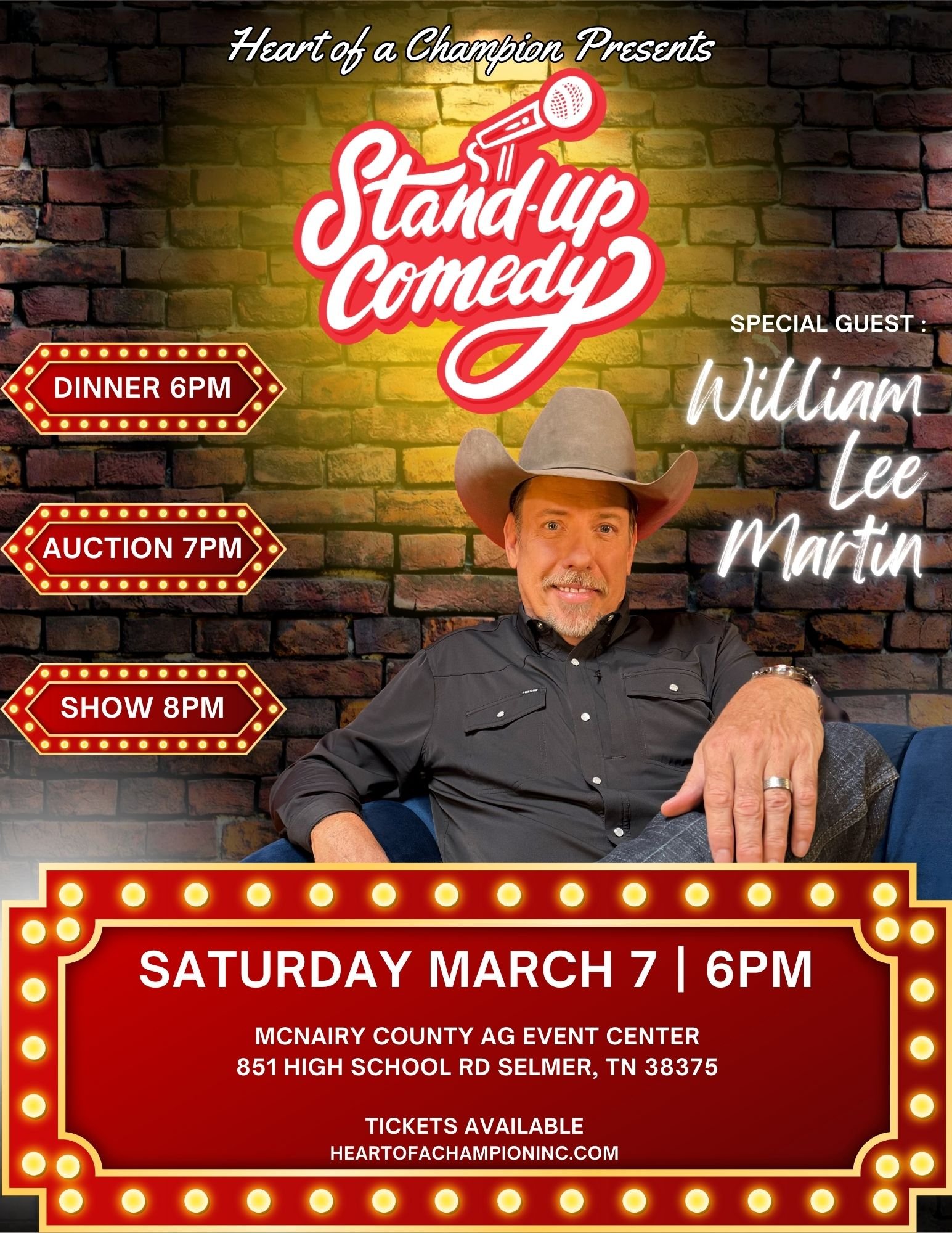 Comedy Show ft. William Lee Martin