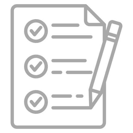 Symbol för kontinuerlig utvärdering och feedback genom deltagargranskningar.