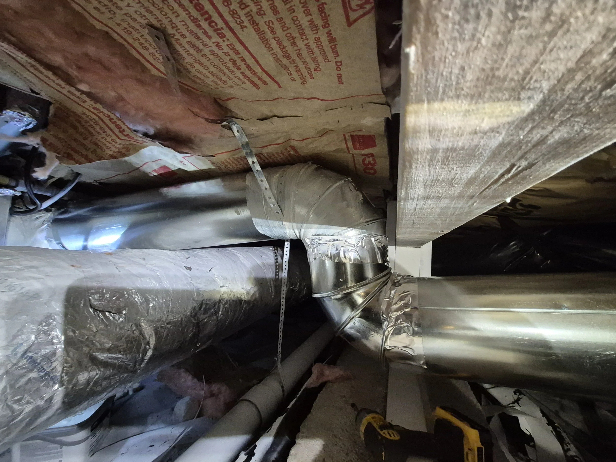 installing downdraft duct