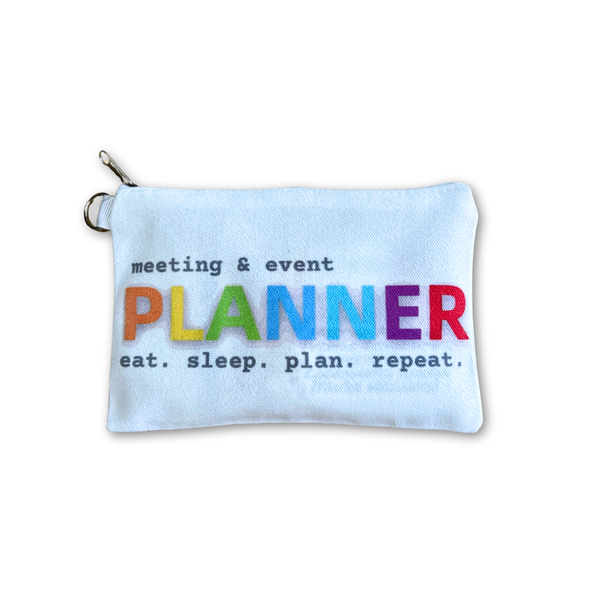 Eat, Sleep, Plan, Repeat - Small Canvas Bag