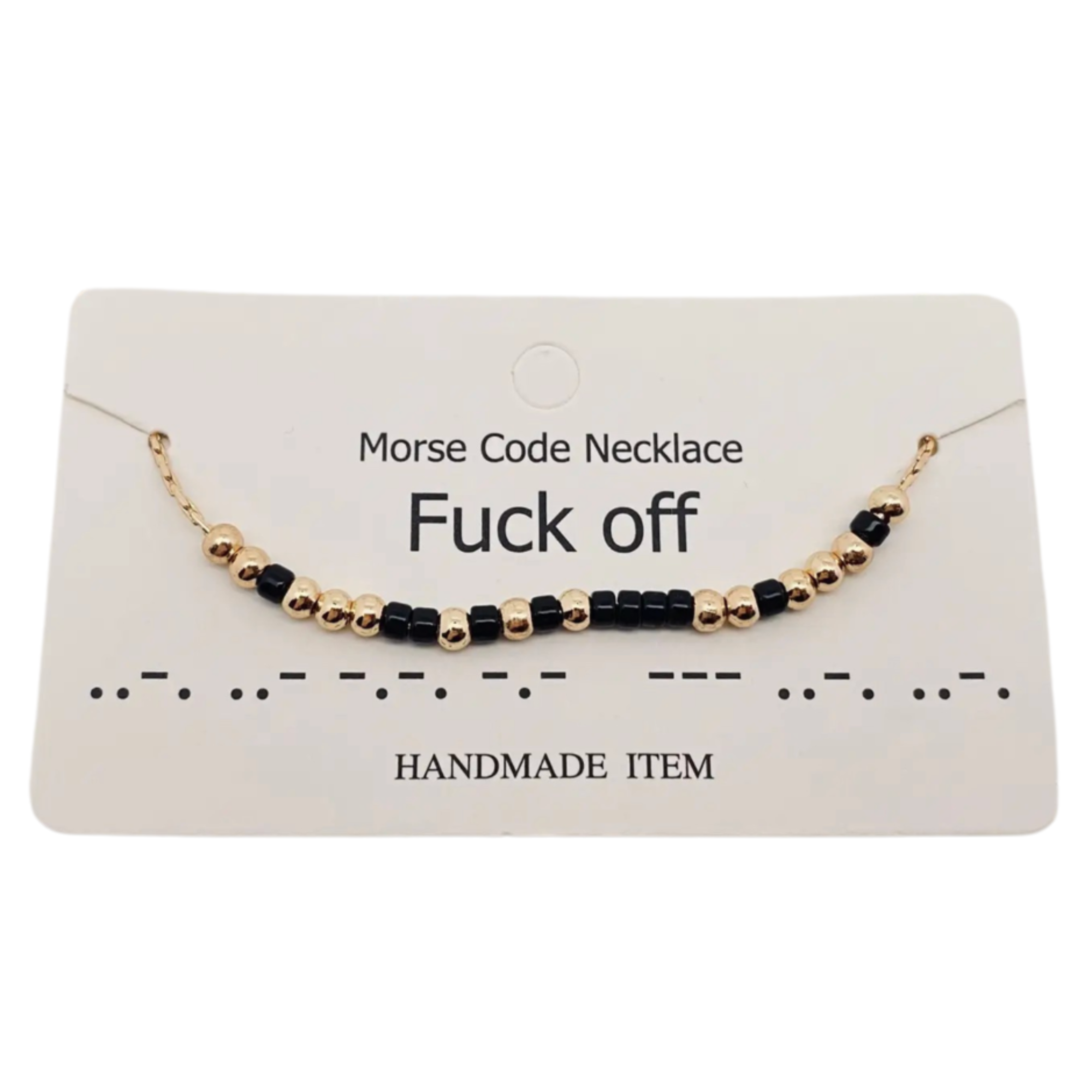 Say it in Morse Code Necklace