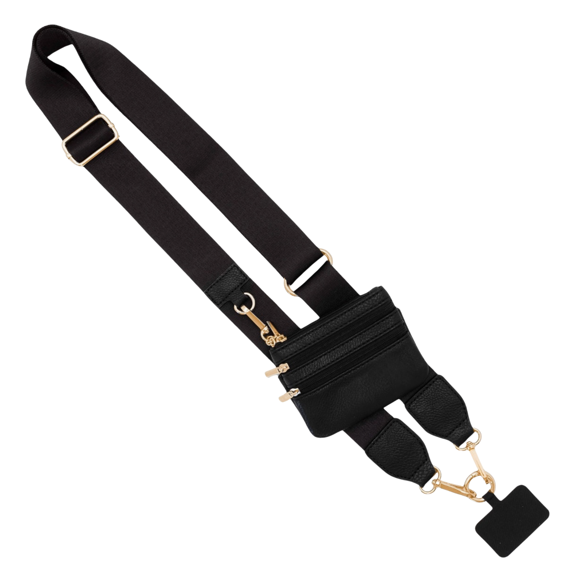 Clip & Go Strap with Pouch - Black.png