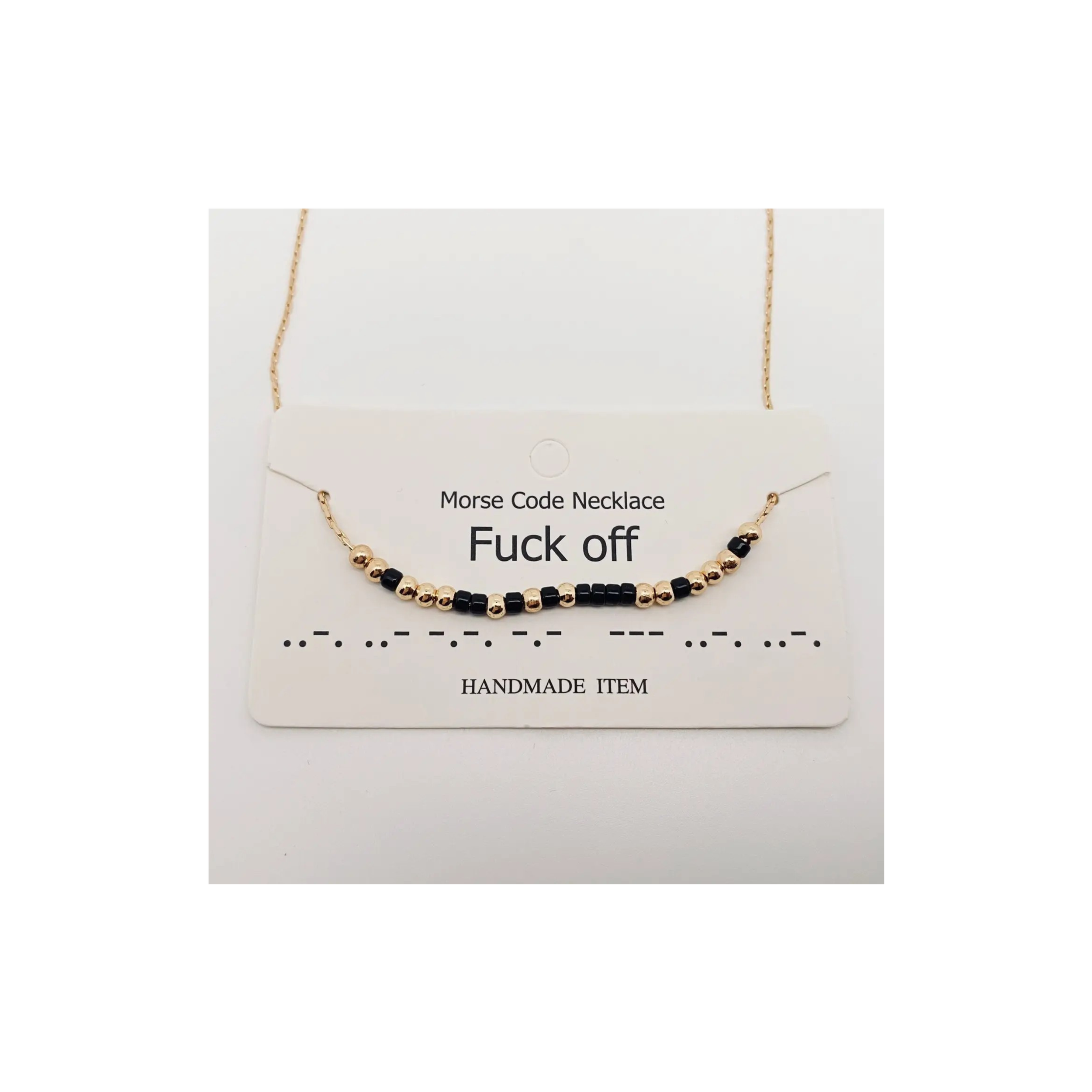 Say it in Morse Code Necklace