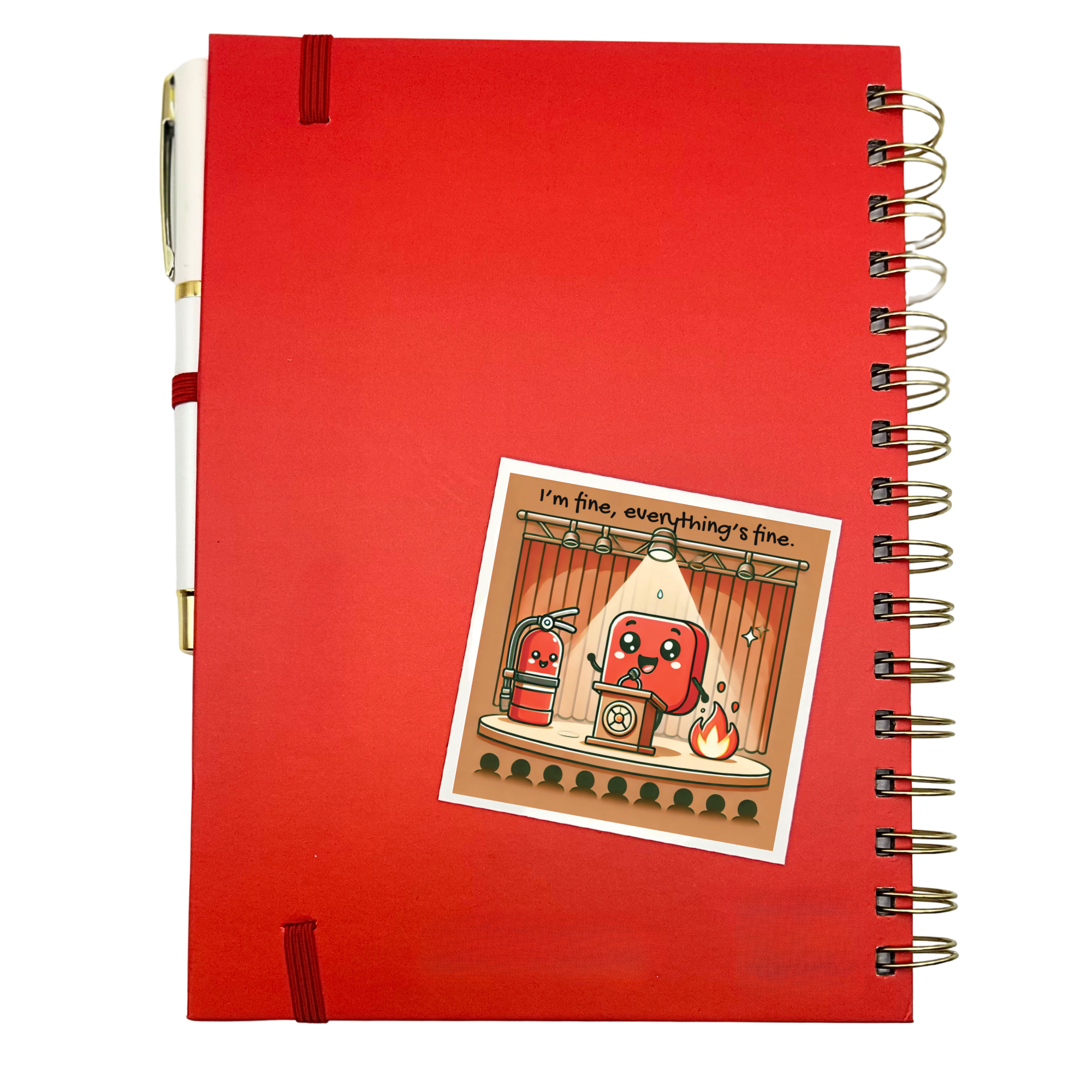 I'm fine sticker - lifestyle notebook.png