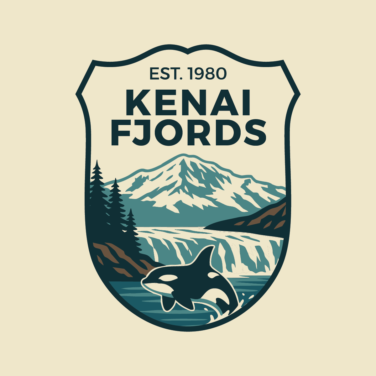 Kenai Fjords National Park Interactive Badge